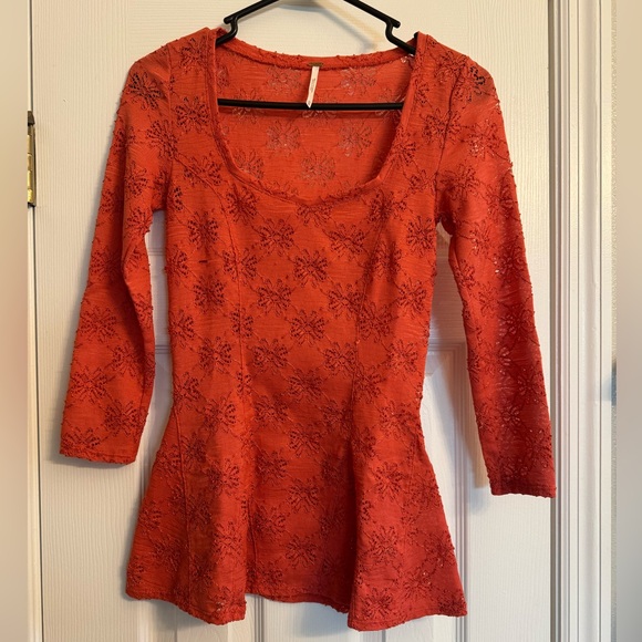 Free People Tops - Free People Peplum Blouse